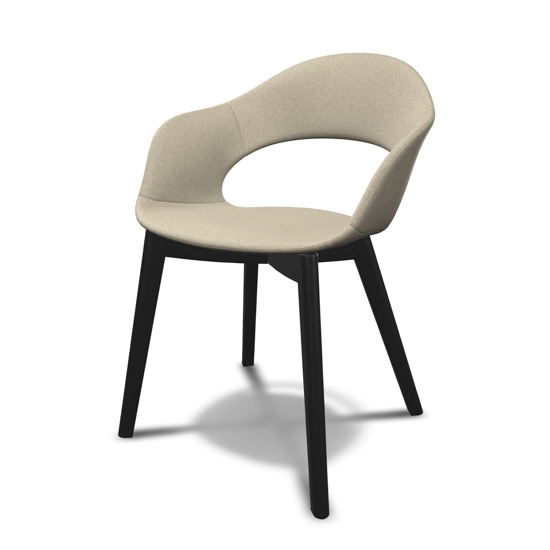 Natural Lady B Pop Sedie in legno moderne Scab